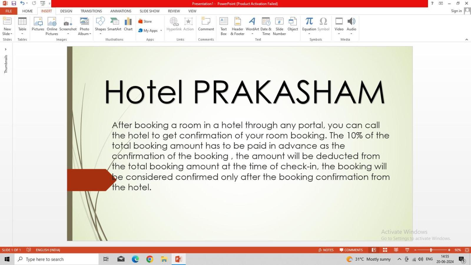 Hotel Prakasham Ujjain Luaran gambar